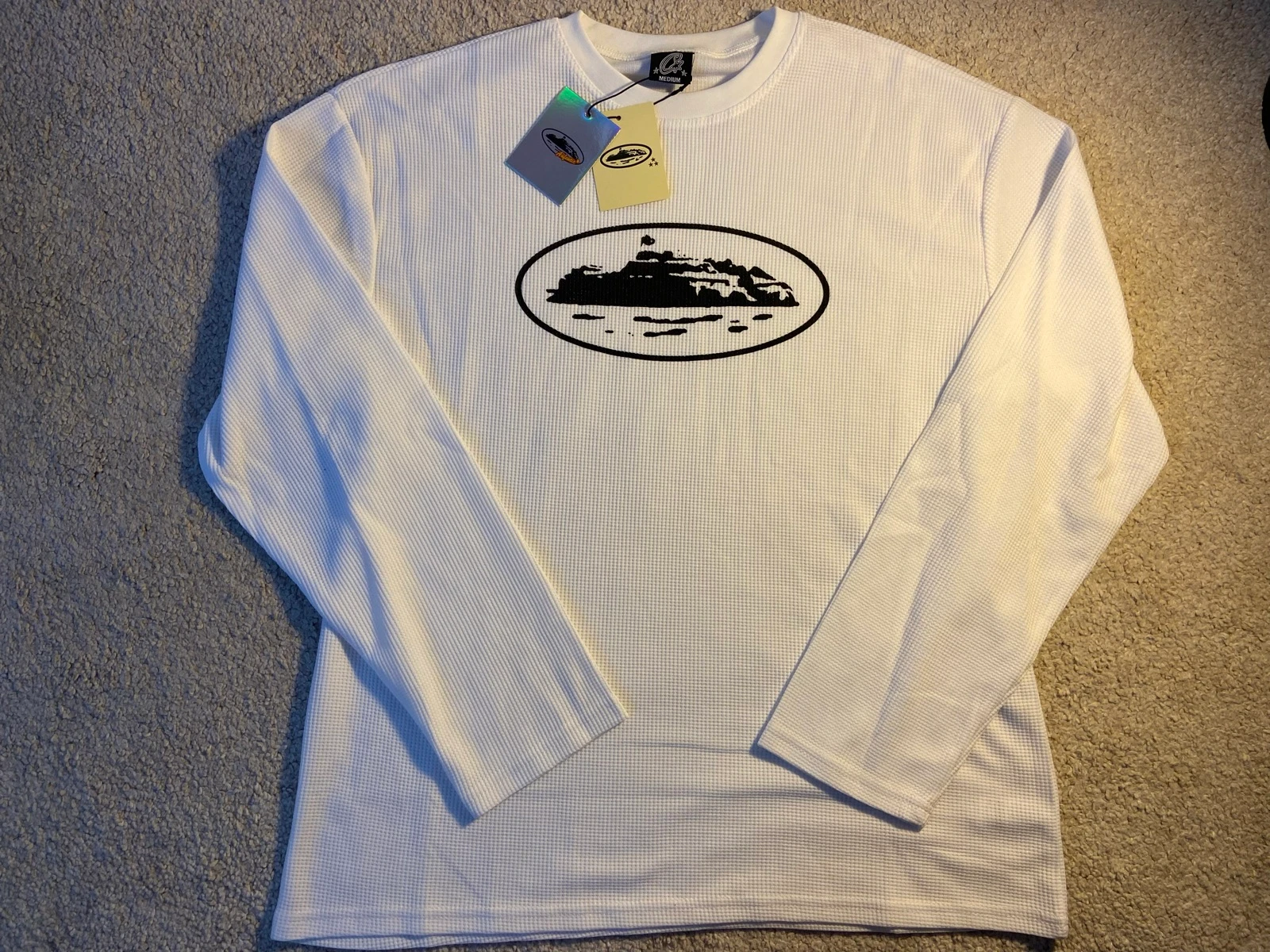 Tee shirt corteiz blanc manche longue 